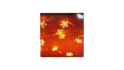 Holiday Elegance-Christmas Lights – Indoor Stars lights Warm White 30 Led