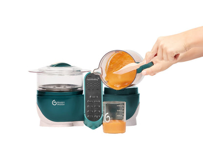 Nutribaby+ Opal green 6-in-1 multi-purpose baby food processor