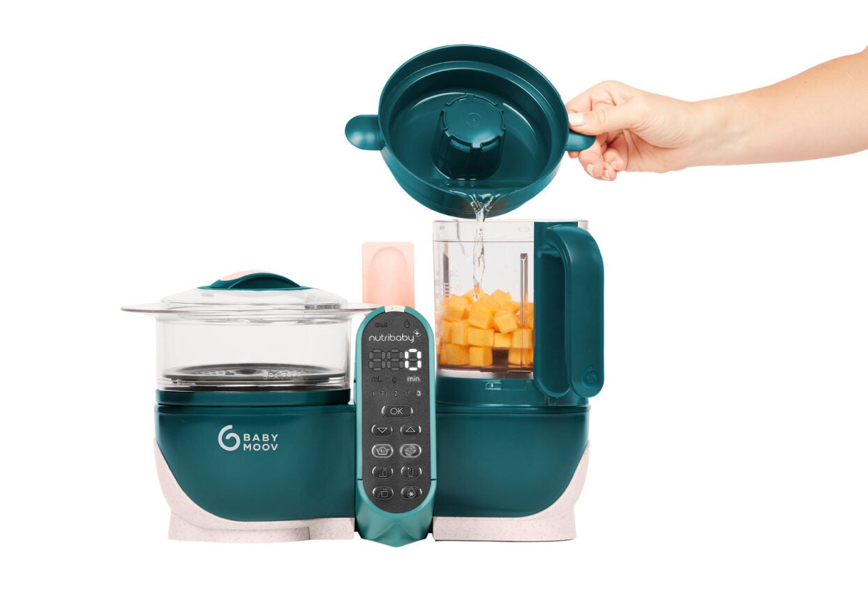 Nutribaby+ Opal green 6-in-1 multi-purpose baby food processor