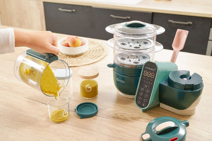 Nutribaby+ Opal green 6-in-1 multi-purpose baby food processor