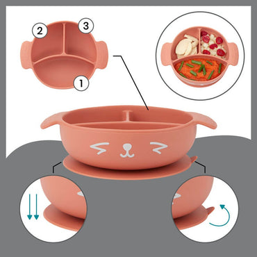 Learn'Isy Silicone Meal Set - Fox
