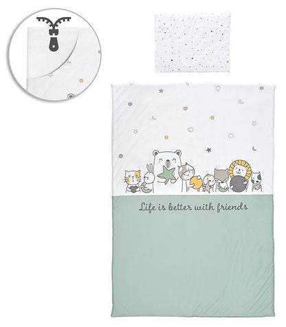 Baby Bedding 5-piece sleep Set Mint Green