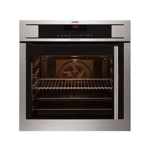 AEG BP8715001M Left Side Opening Electric Oven 60 cm Stainless Steel