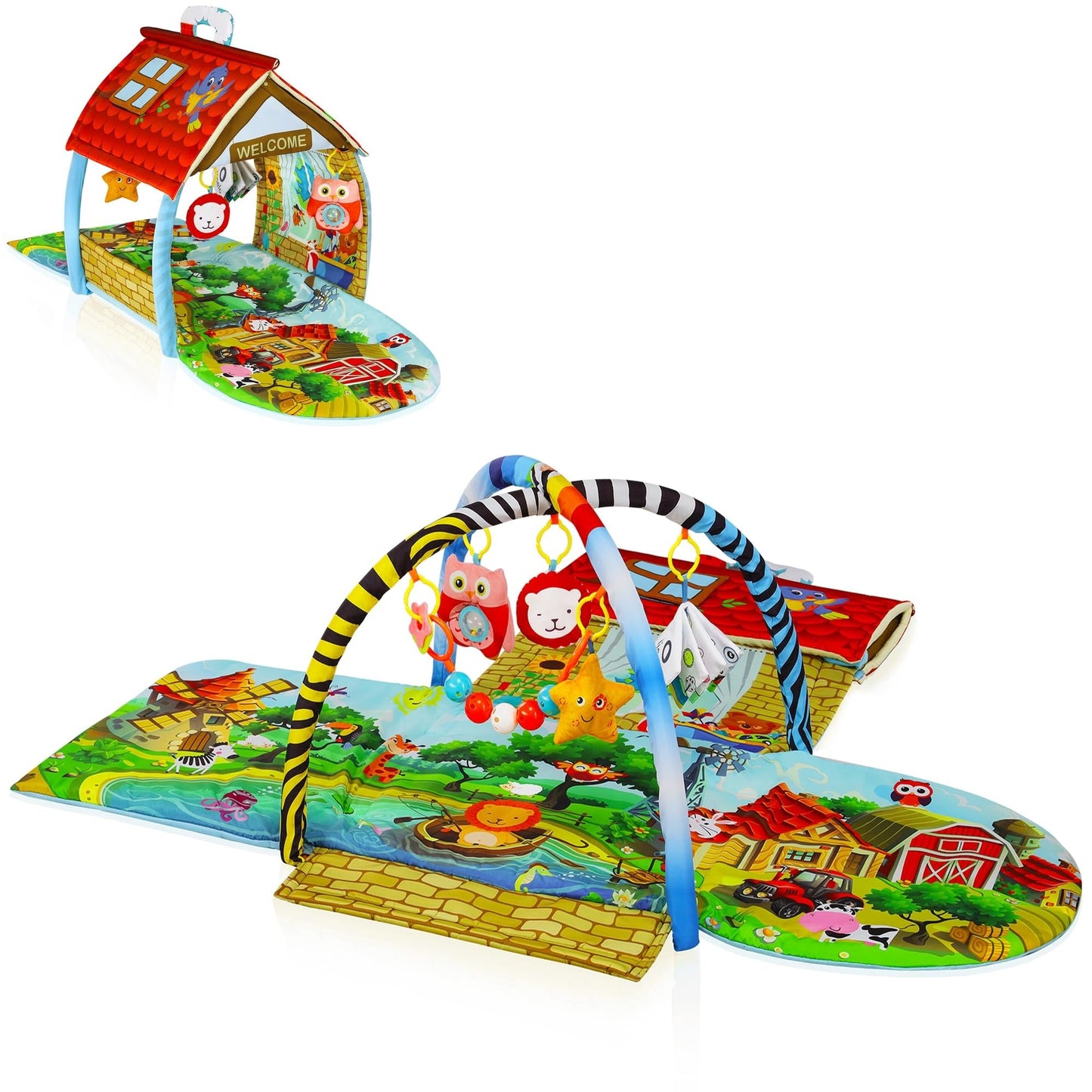 Lionelo Agnes Plus 2-in-1 Playmat