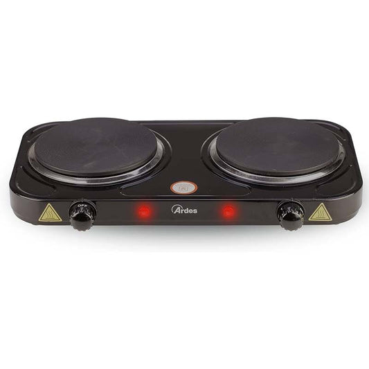 Ardes Ar1F20  Electric Cooker 2 Plates 15,5/15,5 2000 W Black