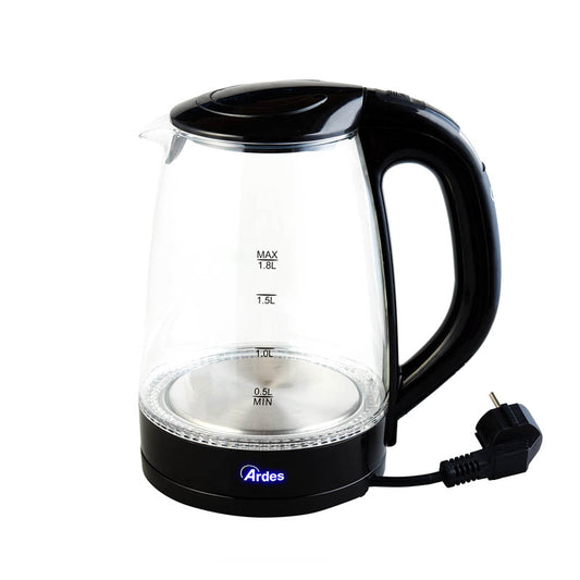 Ardes Ar1K47 Ketty Black Glass Kettle 1,8L