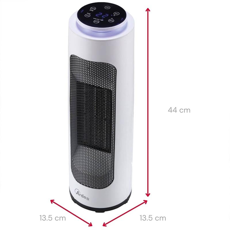 Ardes AR4P19 Pin-Ceramic Tower Fan Heater 2000W