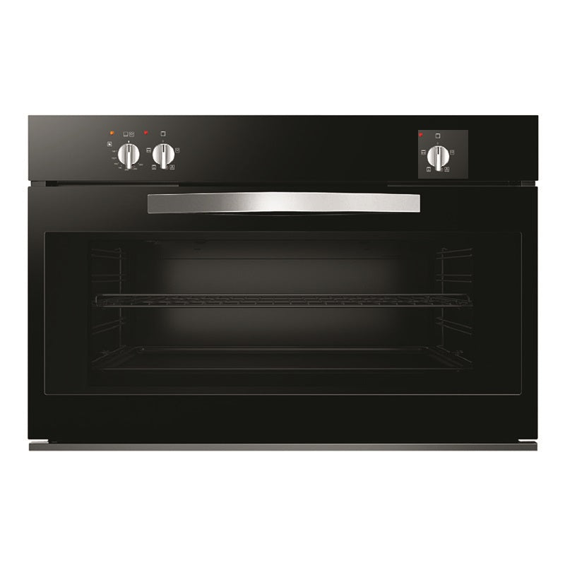 Arda 90FGE2TIXB Gas Electric Oven 90 cm Black