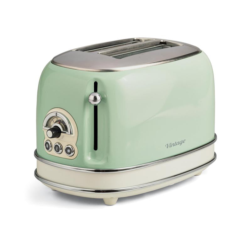 Ariete 155 Vintage Toaster 2 Slices without Clamps 815W Green