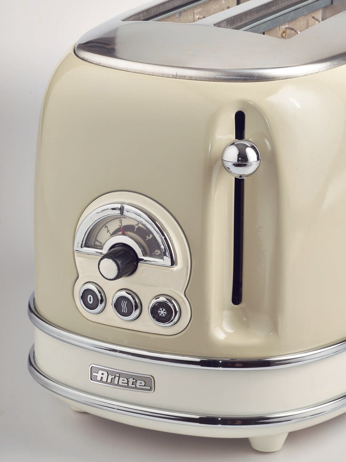 Ariete 155 Vintage Toaster 2 Slices without Clamps 815W Beige