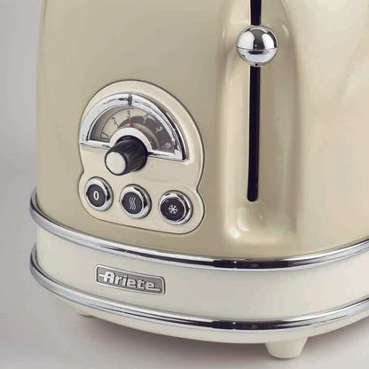 Ariete Vintage Toaster 2 Slices 815W Beige