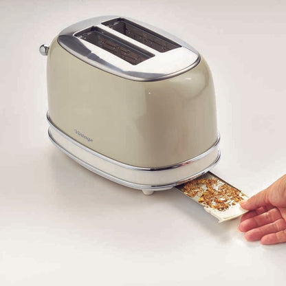 Ariete Vintage Toaster 2 Slices 815W Beige