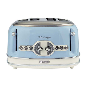 Ariete 156 Vintage Toaster 4 Slices 1630W Blue