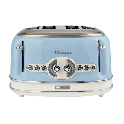 Ariete 156 Vintage Toaster 4 Slices 1630W Blue