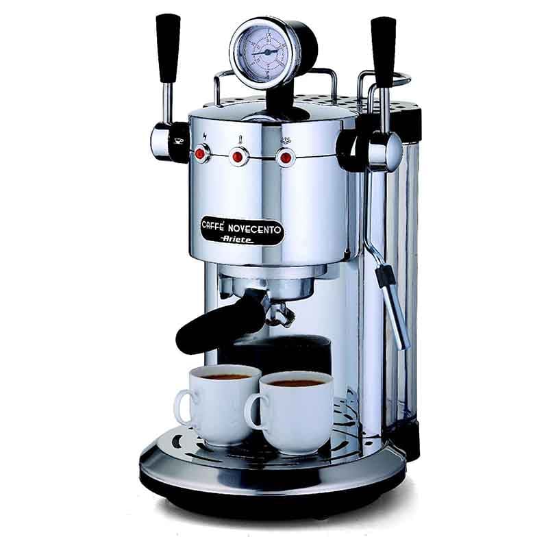Ariete 1387 Cafe Novecento Vintage Style Pump Coffee Machine 1150 W