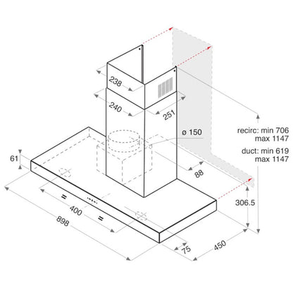 Ariston AHBS9.4LMX Hood