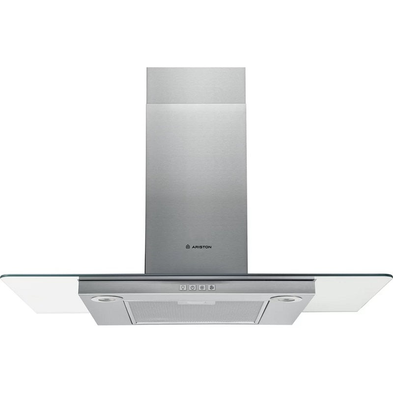 Ariston | AHF9.5FLM X Wall Mounted Cooker Hood 90 Cm