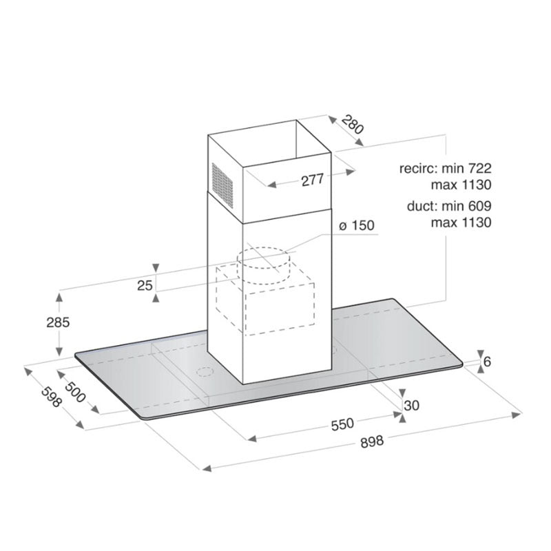 Ariston AIF9.7LBX Hood