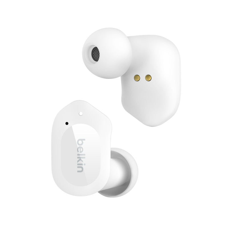 Belkin AUC005BTWH SOUNDFORM Play True Wireless Earbuds, White