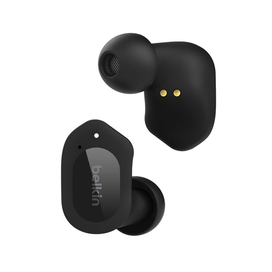 Belkin AUC005BTWH SOUNDFORM Play True Wireless Earbuds, Black