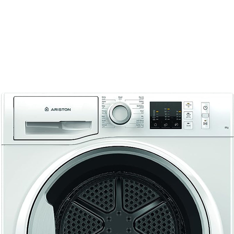 Ariston NTM1081EX Dryer 8Kg 15 Programs