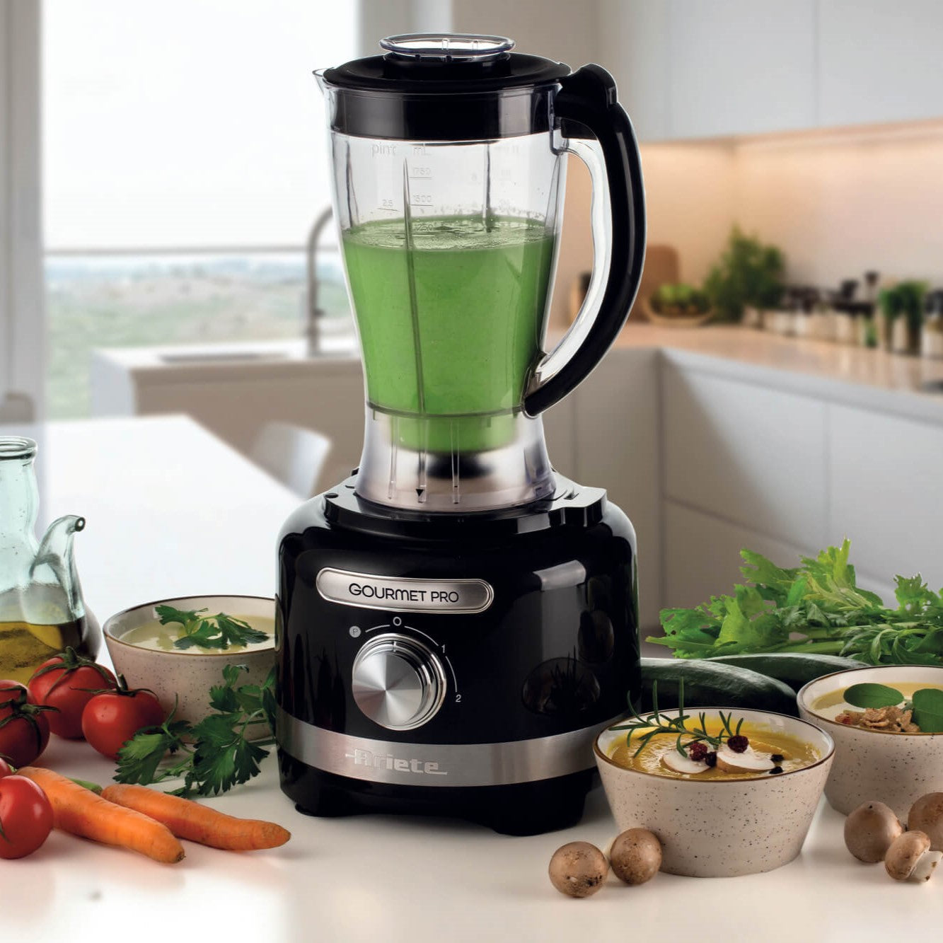Moderna Food Processor 3L, Blender + Juicer, 1000W