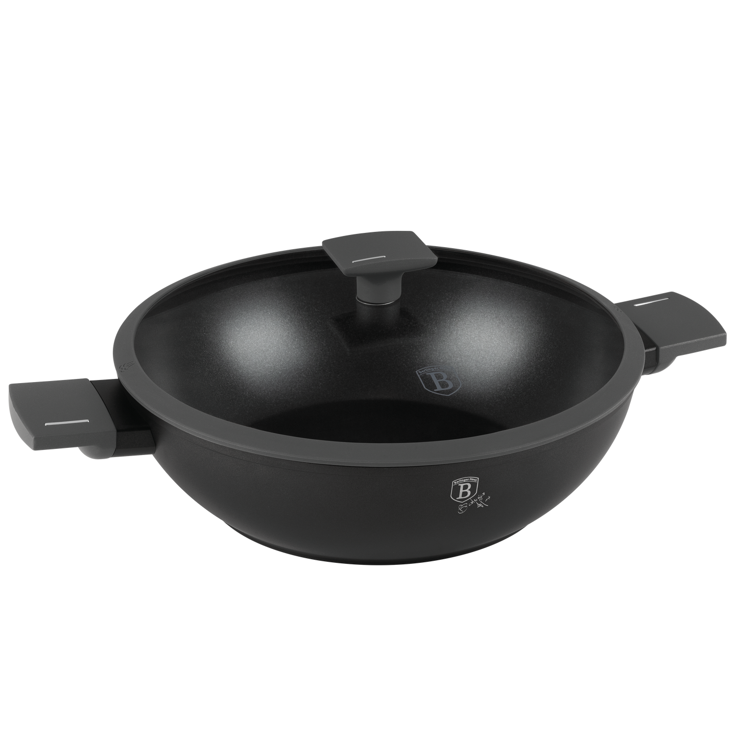 Casserole Wok with lid, 30 cm Anthracite