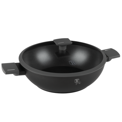 Casserole Wok with lid, 30 cm Anthracite