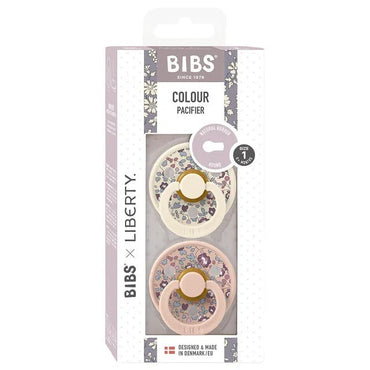 Bibs - Liberty Eloise Latex Pacifier S1 - 0M+ - 2pcs - Blush Mix
