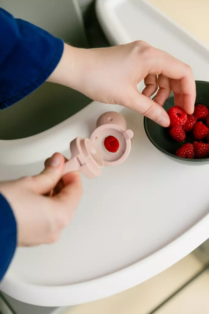 Fruit teat baby feeder - Blush