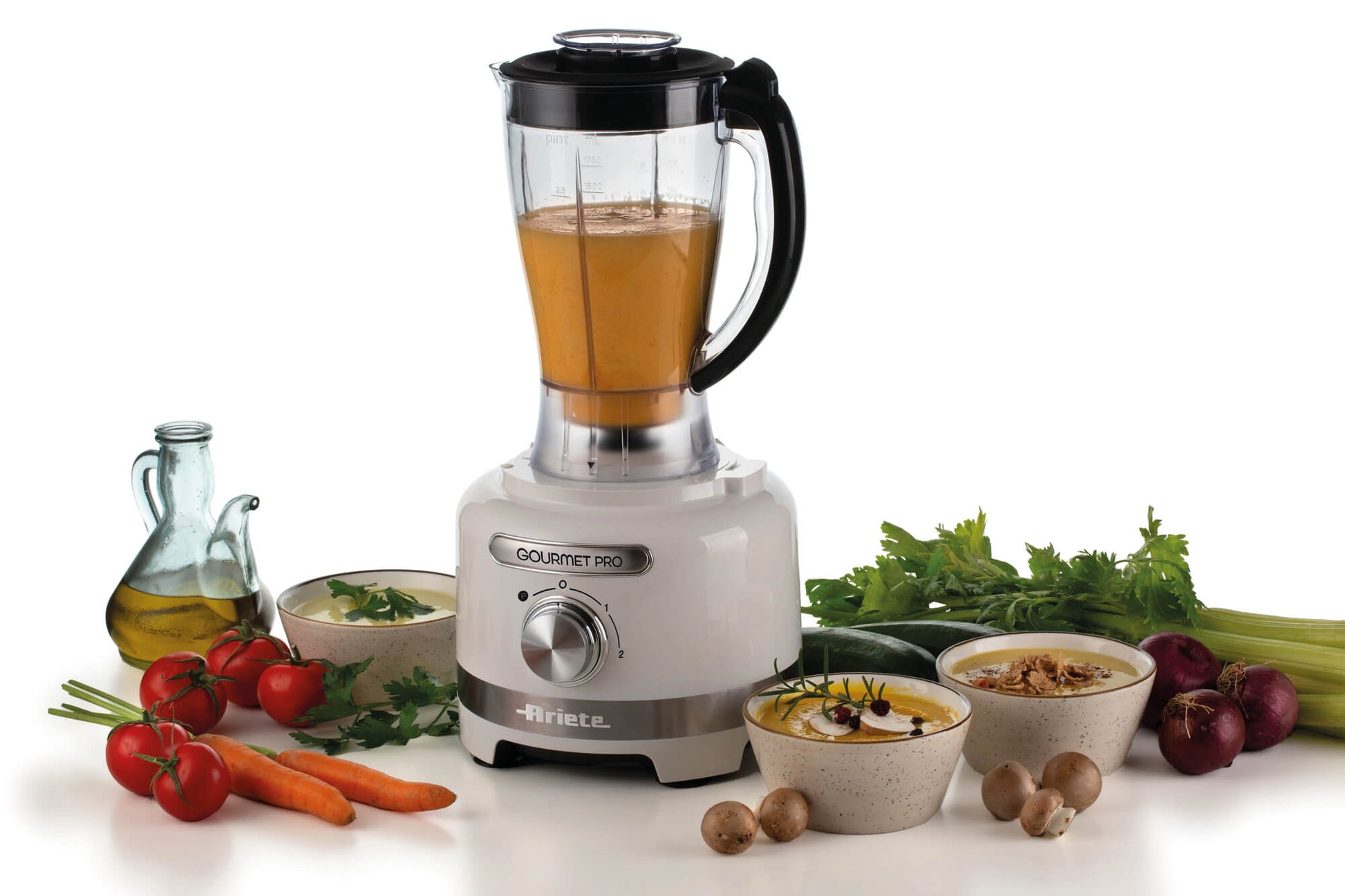 Moderna Food Processor 3L, Blender + Juicer, 1000W