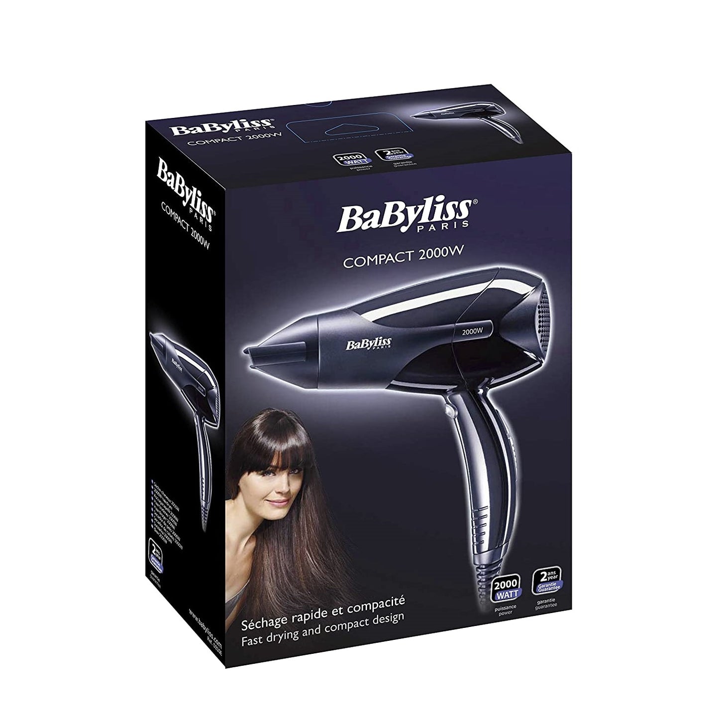 Babyliss D210EF Compact Dryer 2000W