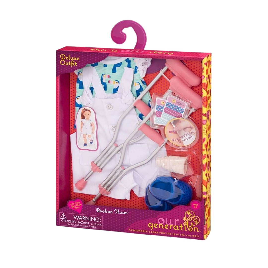 Our Generation Outfit Deluxe Set Crutches