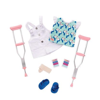 Our Generation Outfit Deluxe Set Crutches