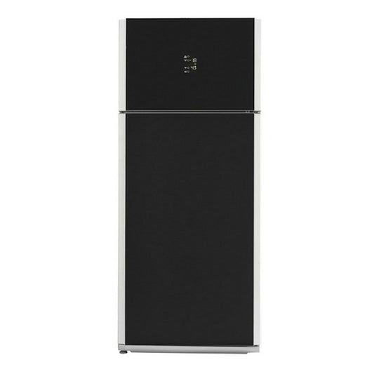 Beko DNE-54530GB Top Mount Refrigerator Black 557L