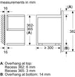 Bosch BFL634BS1 Series | 8 Built-in microwave oven 60 x 38 cm Stainless steel