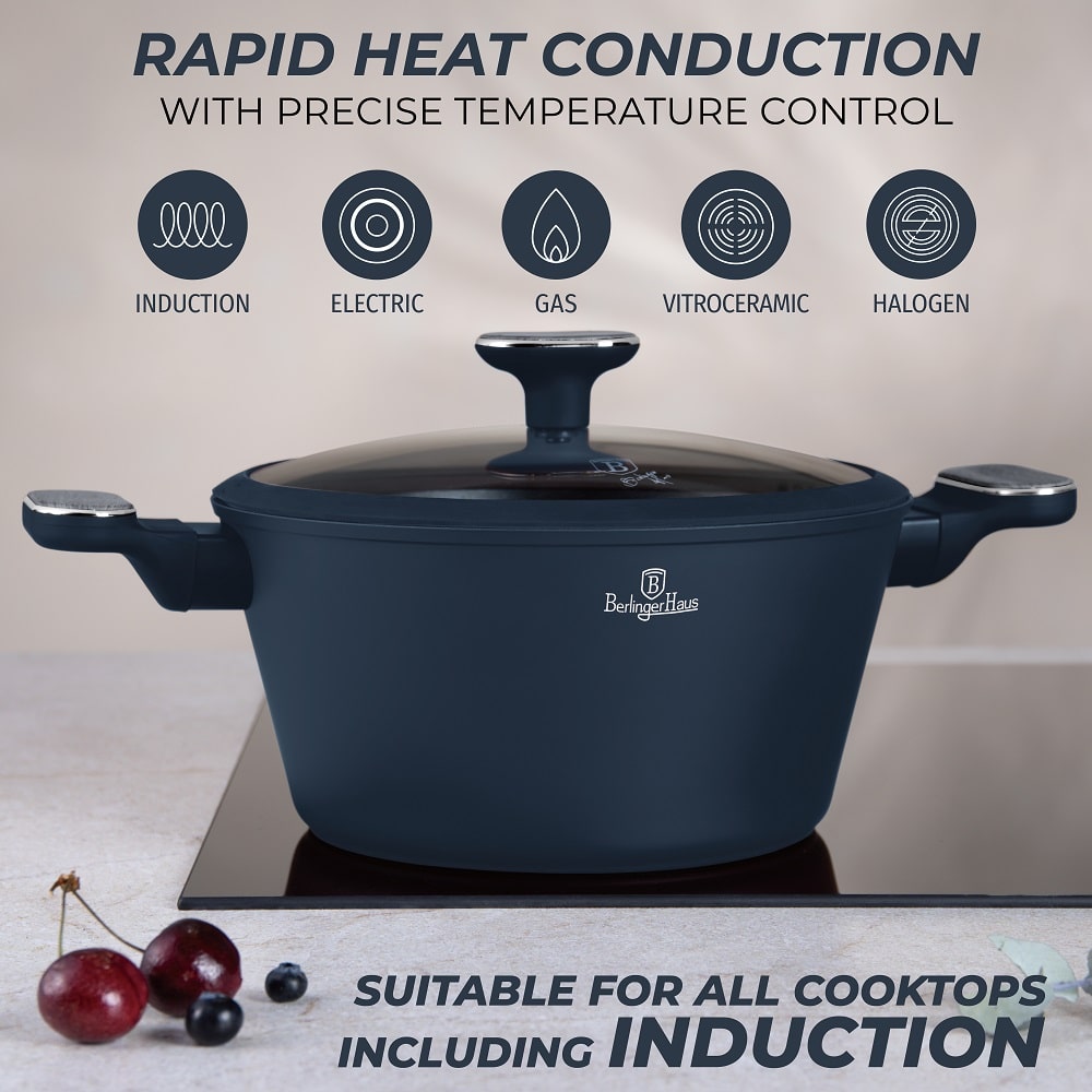 15 pcs cookware set Berlinger Haus BH8382 Deep Sea