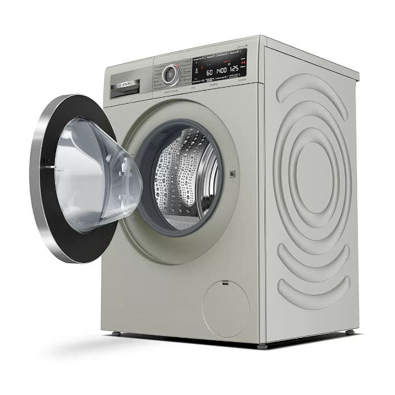 Bosch WAV28MX0ME Serie | 8 Washing Machine, Front loader Full size 9 Kg 1400 Rpm, Silver Inox