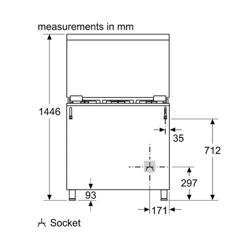 Bosch HGW3FSV51S Serie | 6 Gas Stove Stainless Steel