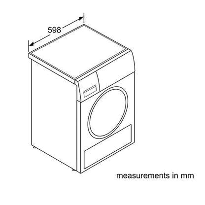 Bosch WTN85423ME Serie | 4 Condenser Tumble Dryer 8 Kg