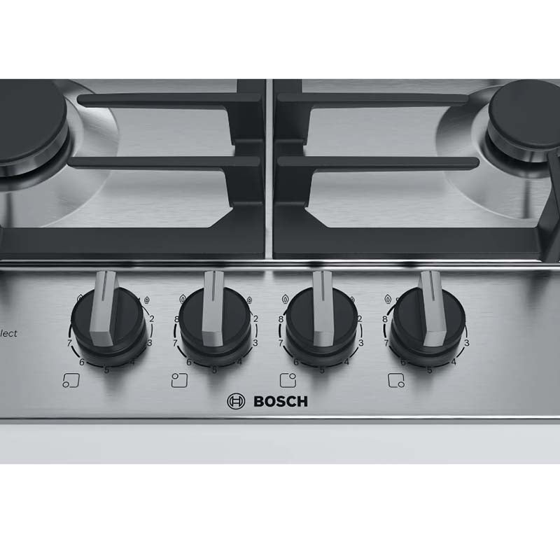 Bosch PCP6A5B90M 6 Gas Hob 60 cm Stainless Steel