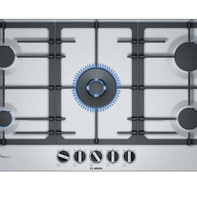 Bosch PCR9A5B90M 6 Gas Hob 90 cm Stainless Steel