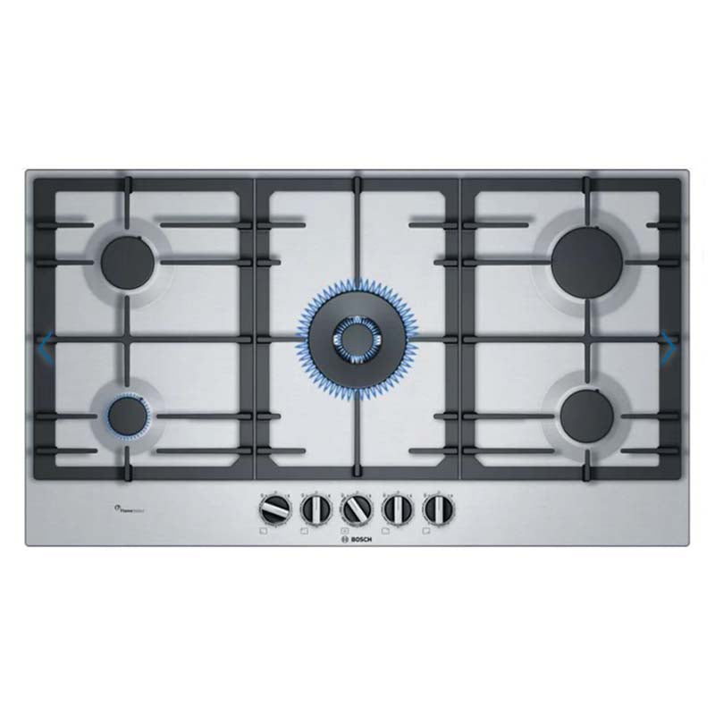 Bosch PCR9A5B90M 6 Gas Hob 90 cm Stainless Steel