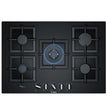 Bosch PPQ7A6B20 6 Gas Hob 70 cm Tempered Glass, Black