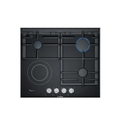 Bosch PRY6A6B70Q 8 Gas & Electric Hob 60 cm Ceramic, Black