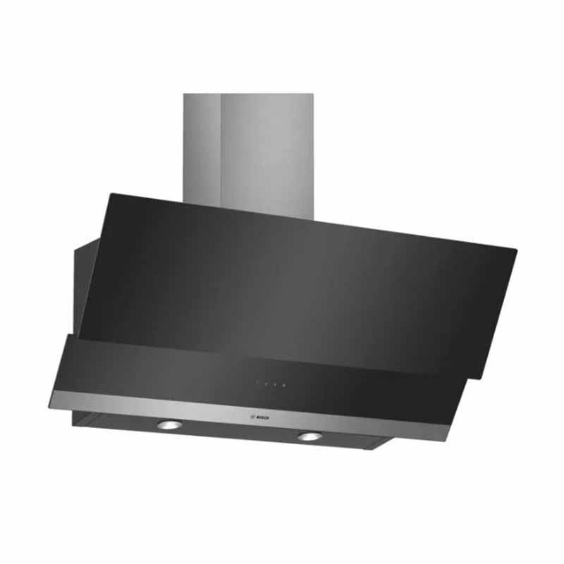 Bosch DWK095G60T 2 Wall-Mounted Cooker Hood 90 Cm Clear Glass Black Printed