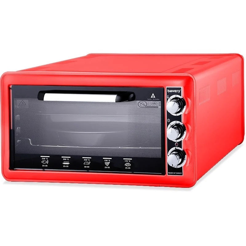 Bowery BW-10403 Red Electrical Oven