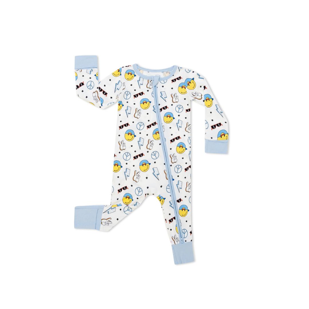 TeeJayz Cool Dude Bamboo Zippy Onesie 3-6 Months