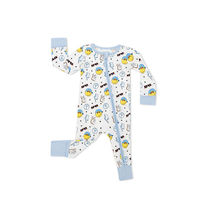 TeeJayz Cool Dude Bamboo Zippy Onesie 3-6 Months
