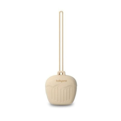 Pacifier box silicone- beige